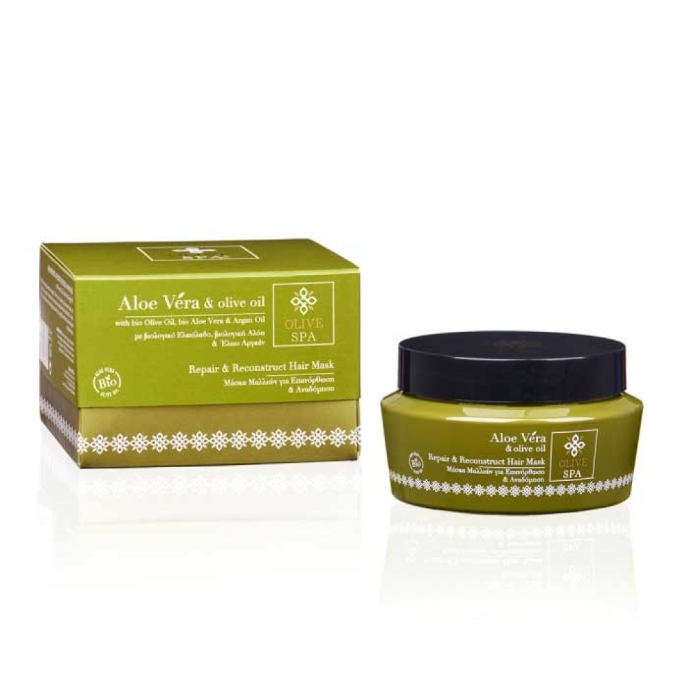 Olive Spa Aloe Vera Repair & Reconstruct Hair Mask Olive Spa Aloe Vera Repair & Reconstruct Hair Mask