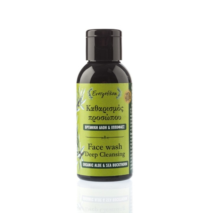 Evergetikon Deep cleansing Face wash Sea Buckthorn & Οrganic Aloe