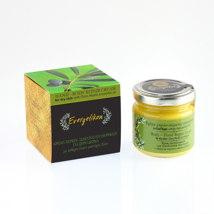 Evergetikon Body and hand repair cream Chios mastic essential oil