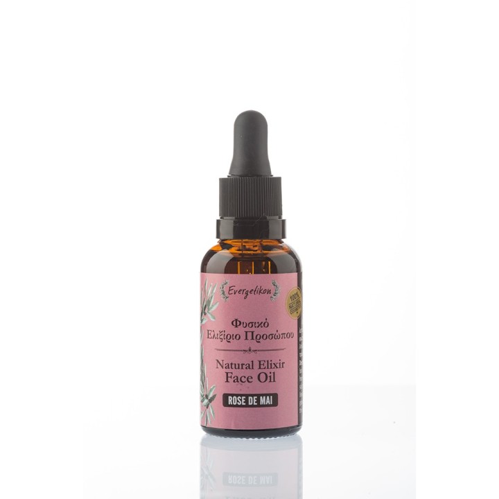 Evergetikon Natural Εlixir Face oil “rose de mai ”