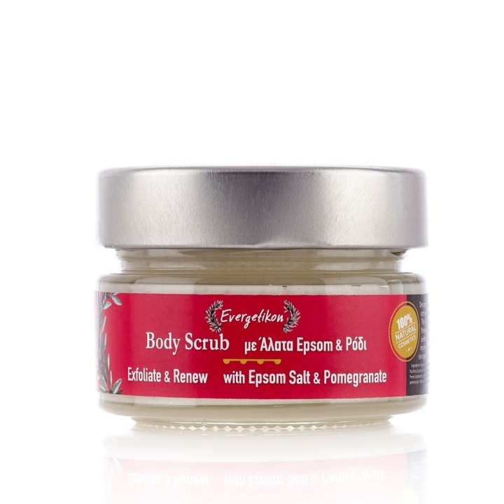 Evergetikon Body Scrub with Epsom Salt & Pomegranate