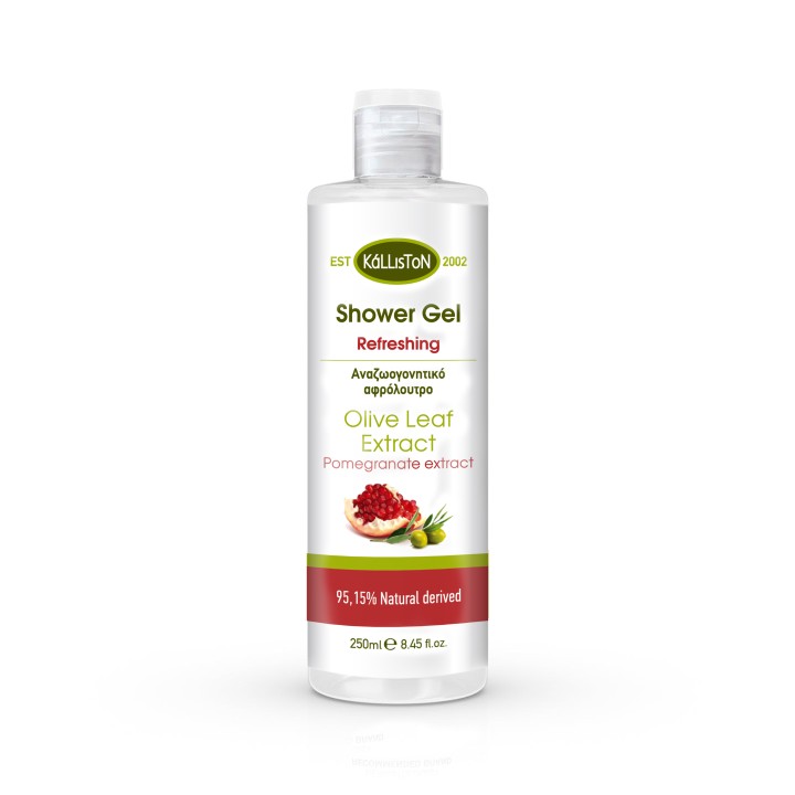 Kalliston Refreshing shower gel with pomegranate extract