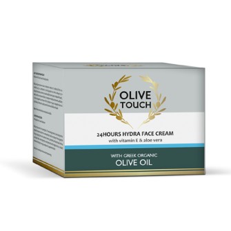 Olive Touch 24 hour Moisturizing Face Cream with organic Olive Oil and Vitamin E