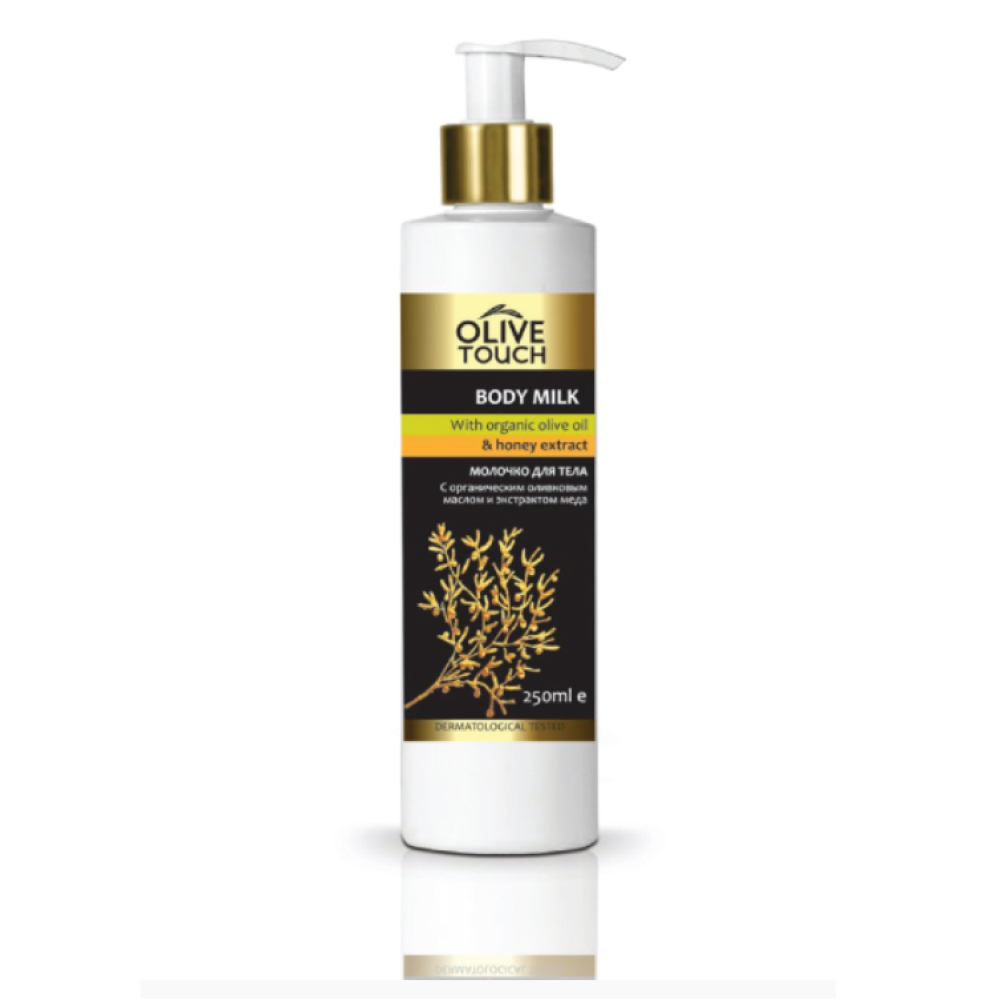 Olive Touch Body Milk With Organic Olive Oil & Honey Extract Olive Touch Body Milk With Organic Olive Oil & Honey Extract