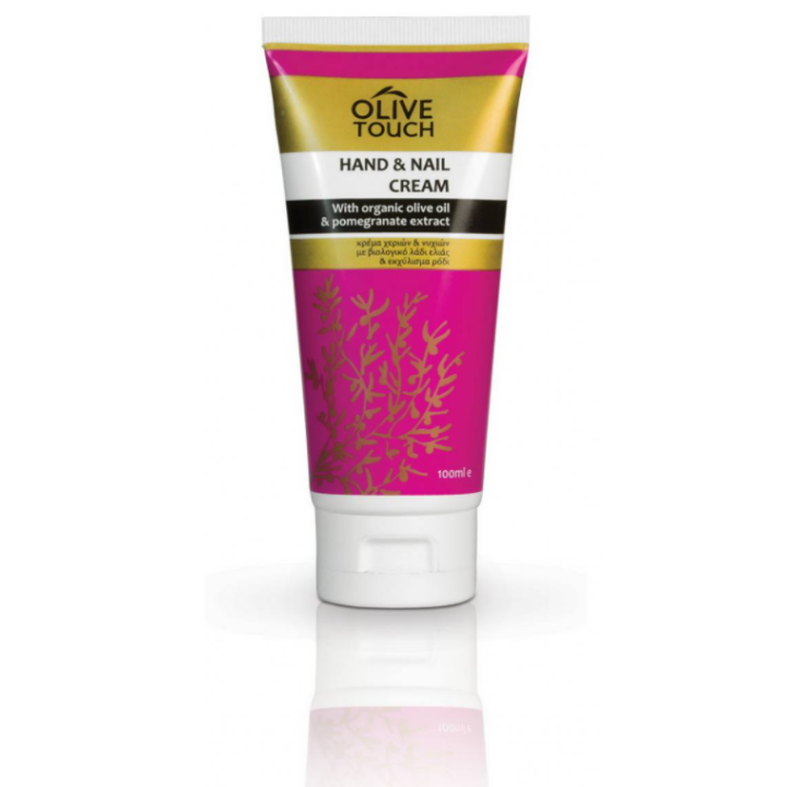 Olive Touch Hand & Nail Cream With Organic Olive Oil & Pomegranate Extract