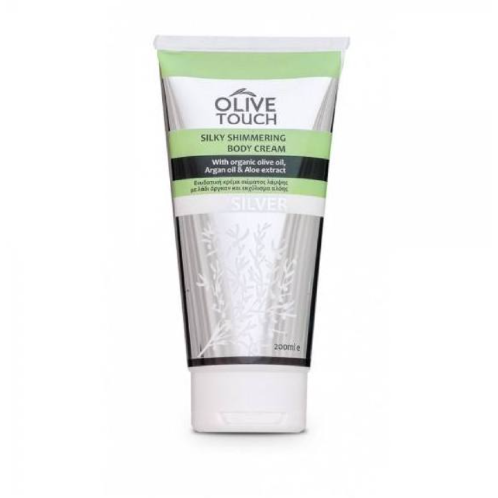 Olive Touch Silky Shimmering Body Cream Silver Olive Touch Silky Shimmering Body Cream Silver