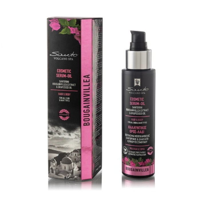 Santo Volcano Spa Cosmetic Serum – Oil for Hair & Body Bougainvillea