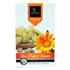 O-live Chios mastic soap and calendula with extra virgin olive oil