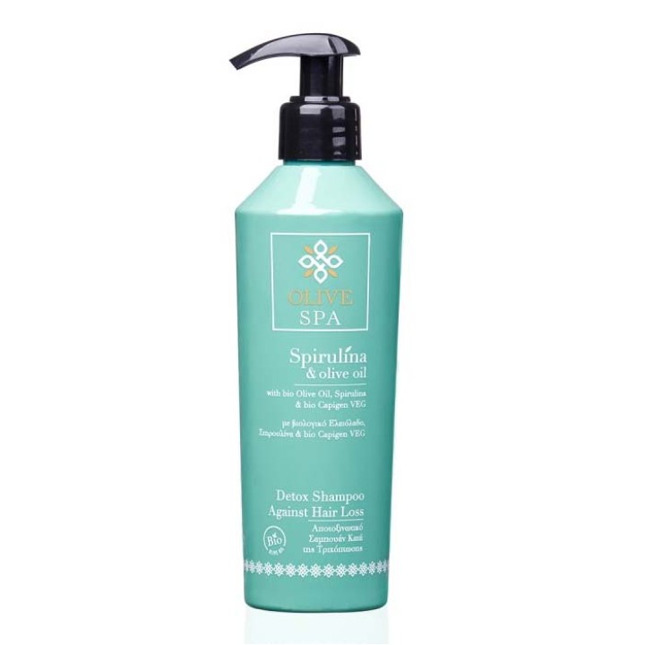 Olive Spa Spirulina Detox Shampoo Against Hair Loss